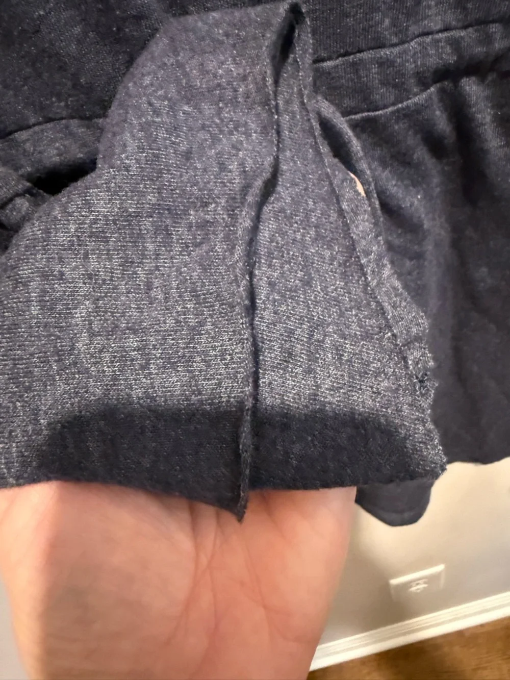 NWT Chaser brand women's navy long-sleeve knit dress - Picture 7 of 7